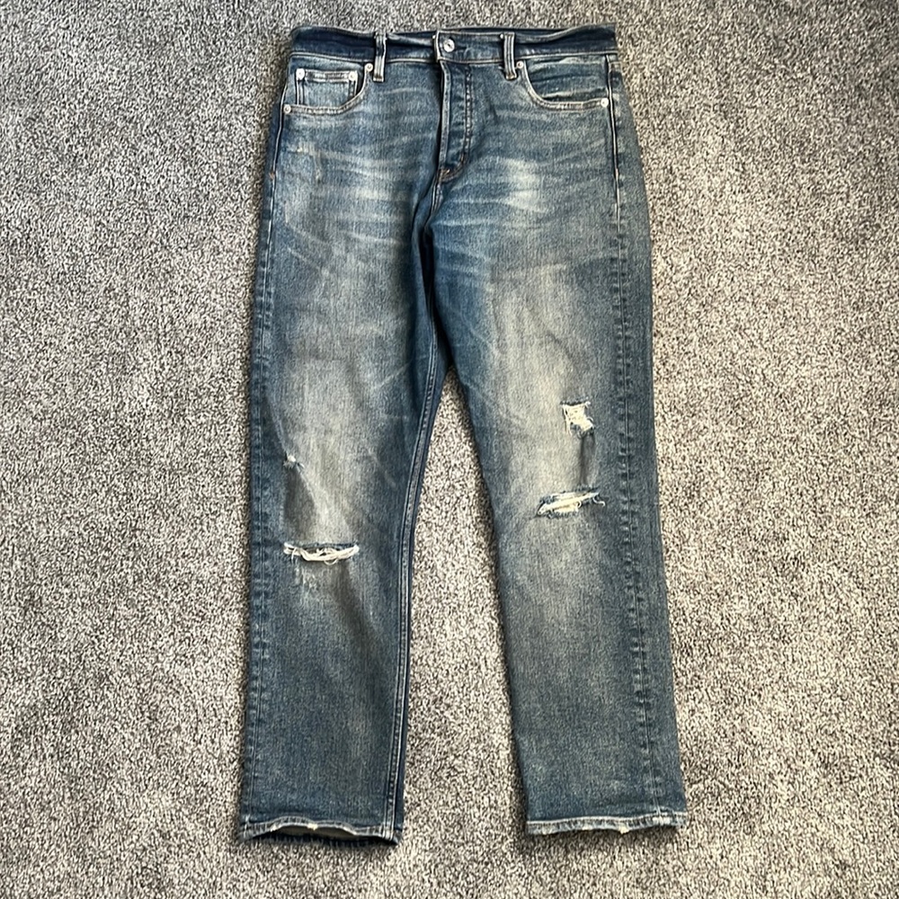 Gap Straight Leg Button Fly Jeans, SIZE 30